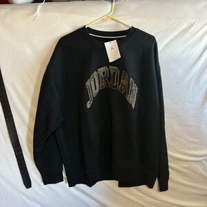 Jordan Essential Holiday Mens Sweatshirt Black Size size 3XL